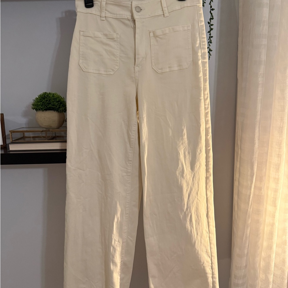 Oat New York Cream Flare Jeans